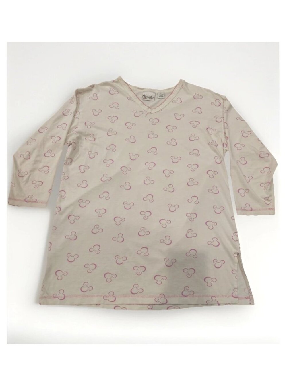 VTG Walt Disney World Night Shirt Women Nightgown Mickey Mouse SZ S / M